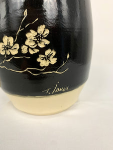 Brent Skinner x Tom Jones - Chickadee Black & White Etched Vase Set