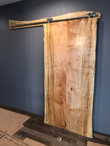 Live Edge Spalted Maple Barn Door