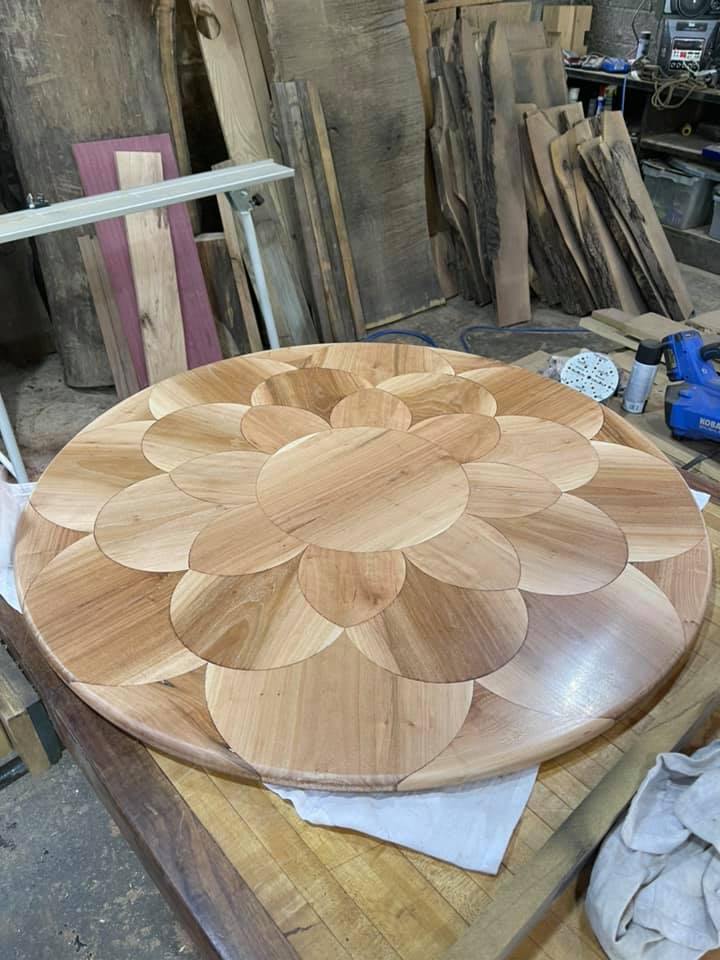 Wild Cherry Daisy Cocktail Table