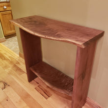 Load image into Gallery viewer, Quilted Walnut Entry Table
