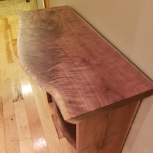 Load image into Gallery viewer, Quilted Walnut Entry Table
