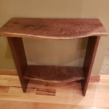 Load image into Gallery viewer, Quilted Walnut Entry Table
