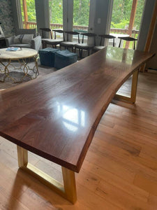 Live Edge Walnut Dining Table